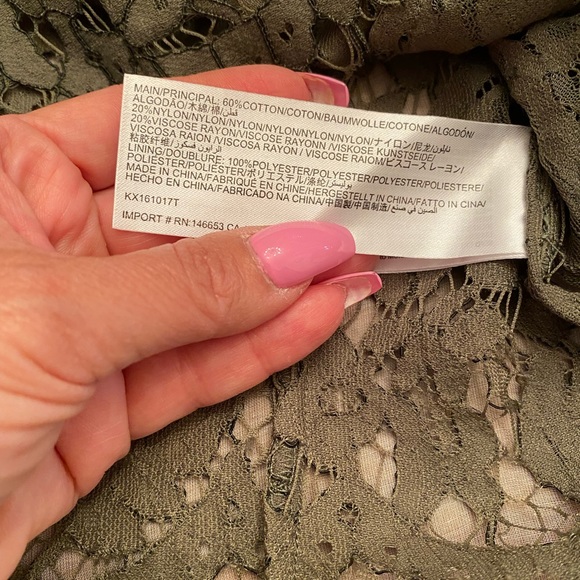 Keepsake Porcelain lace crop top  size S NWT - Picture 7 of 8